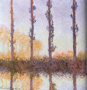 Claude Monet Four pieces of poplar Germany oil painting artist